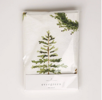 Evergreen Christmas Tea Towel