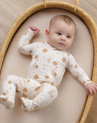 Bamboo Zip Footie || Harvest Friends