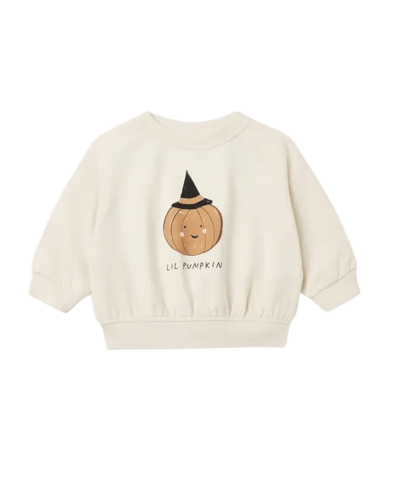 Relaxed Fleece Sweatshirt and Sweatpant || Lil Pumpkins