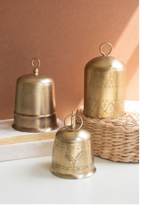 Antique Brass Finish Bells