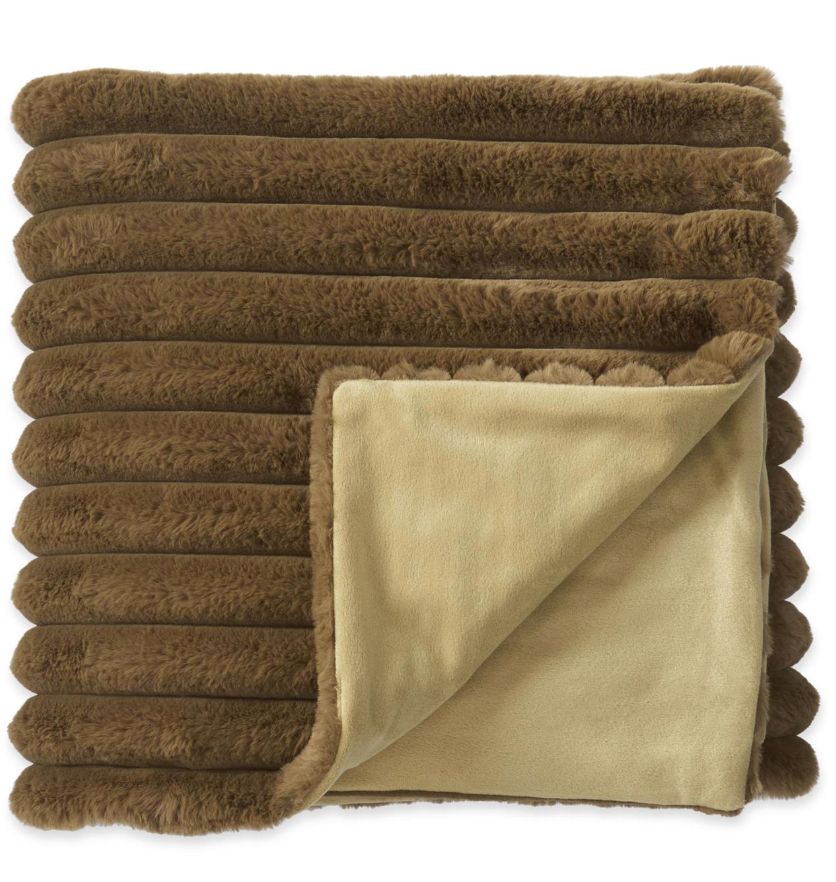 Faux Fur Throw
