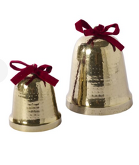 Velvet Bow Trimmed Bell