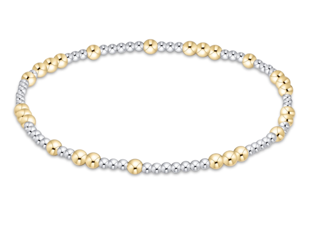 hope unwritten bead bracelet - mixed metal