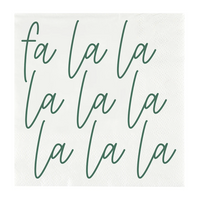 Ceramic Cocktail Napkin Tray - Fa La La