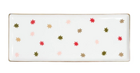 Snowflake Stars Ceramic Tray