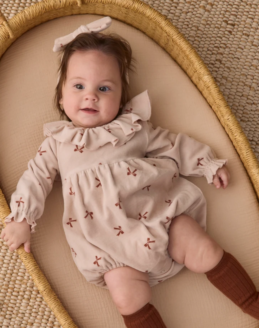 Wendy Romper || Red Bows
