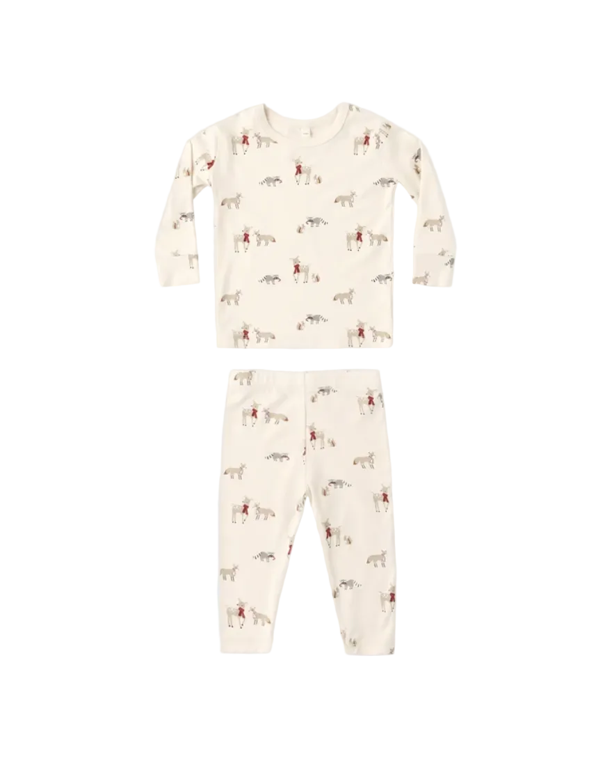 Bamboo Pajama Set || Forest Friends