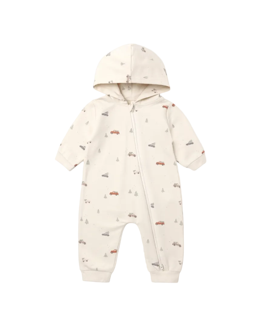 Hooded Jumpsuit || Holiday Drive