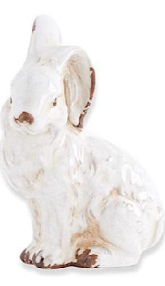 Vintage White Ceramic Bunnies