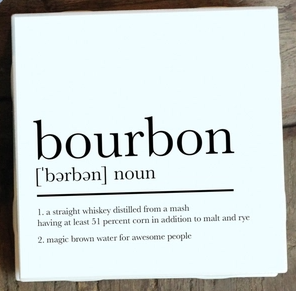 Bourbon Definition Coaster