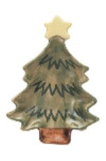 Stoneware Christmas Tree Dish
