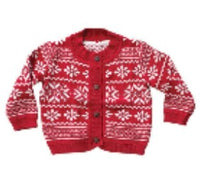 Fair Isle Knit Baby Sweater