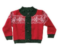 Fair Isle Knit Baby Sweater