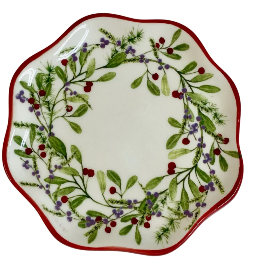 Winter Berries Trinket Dishes