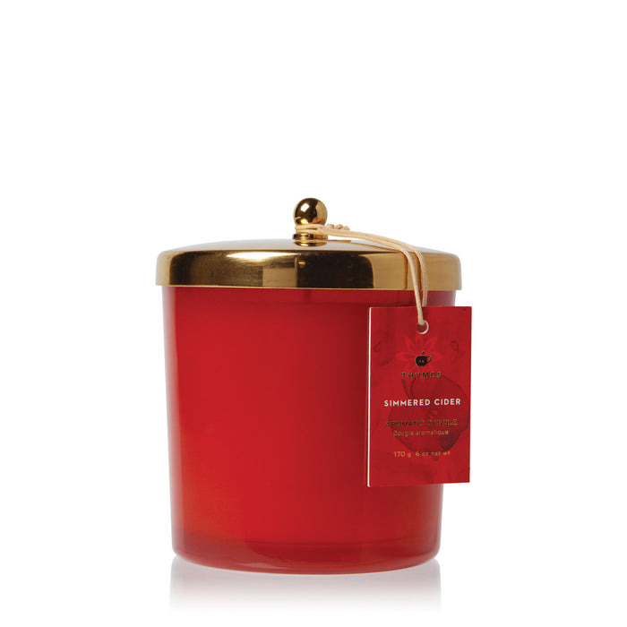 Simmered Cider Candle w/Gold Lid
