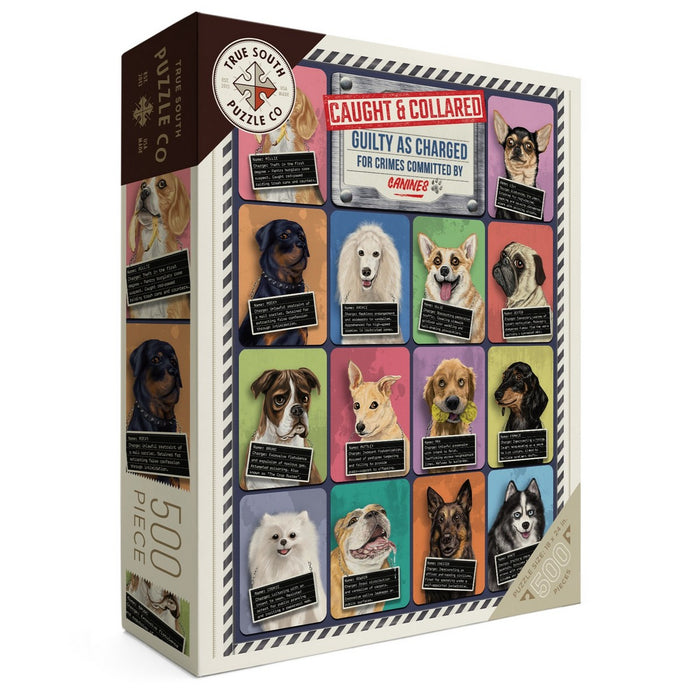 Dogs Caught & Collared Puzzle - 500 Piece