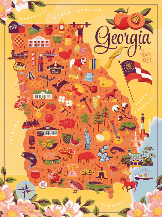 Georgia State Puzzle - 500 Piece