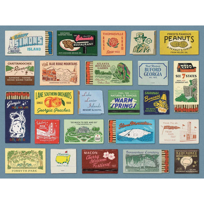 Georgia State Matchbooks - 500 Piece