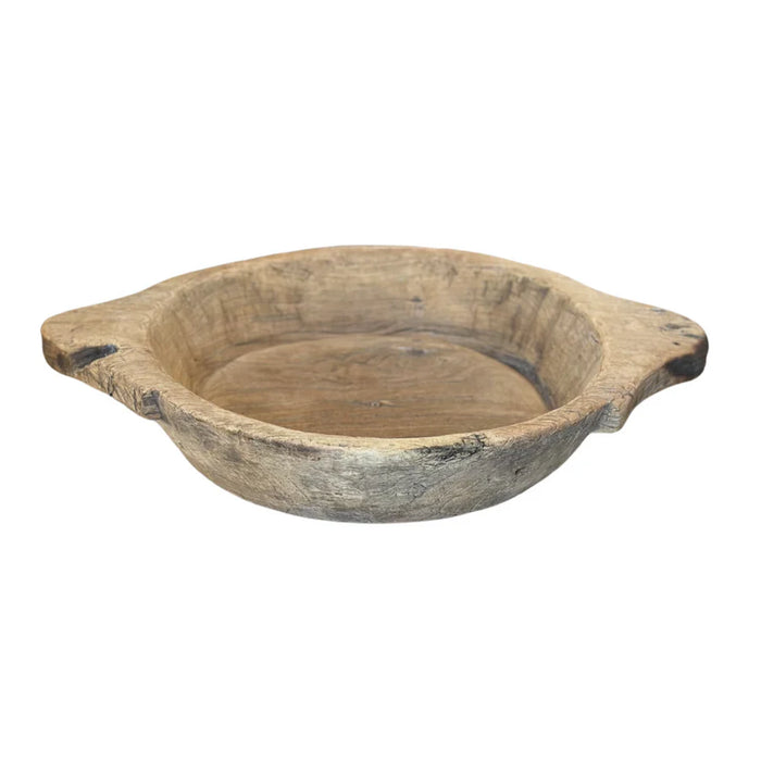 Wood Two Handle Parat Bowl - Large