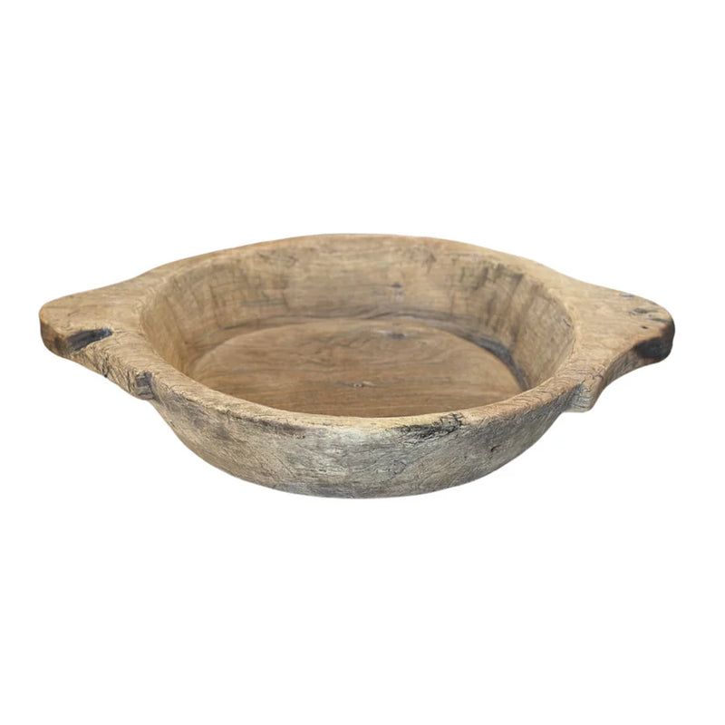 Wood Two Handle Parat Bowl - Large
