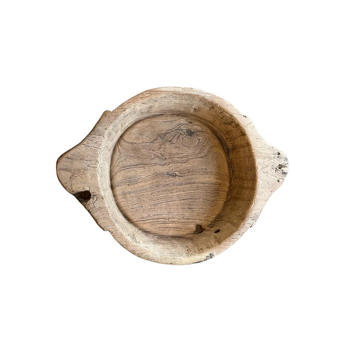 Wood Two Handle Parat Bowl - Large