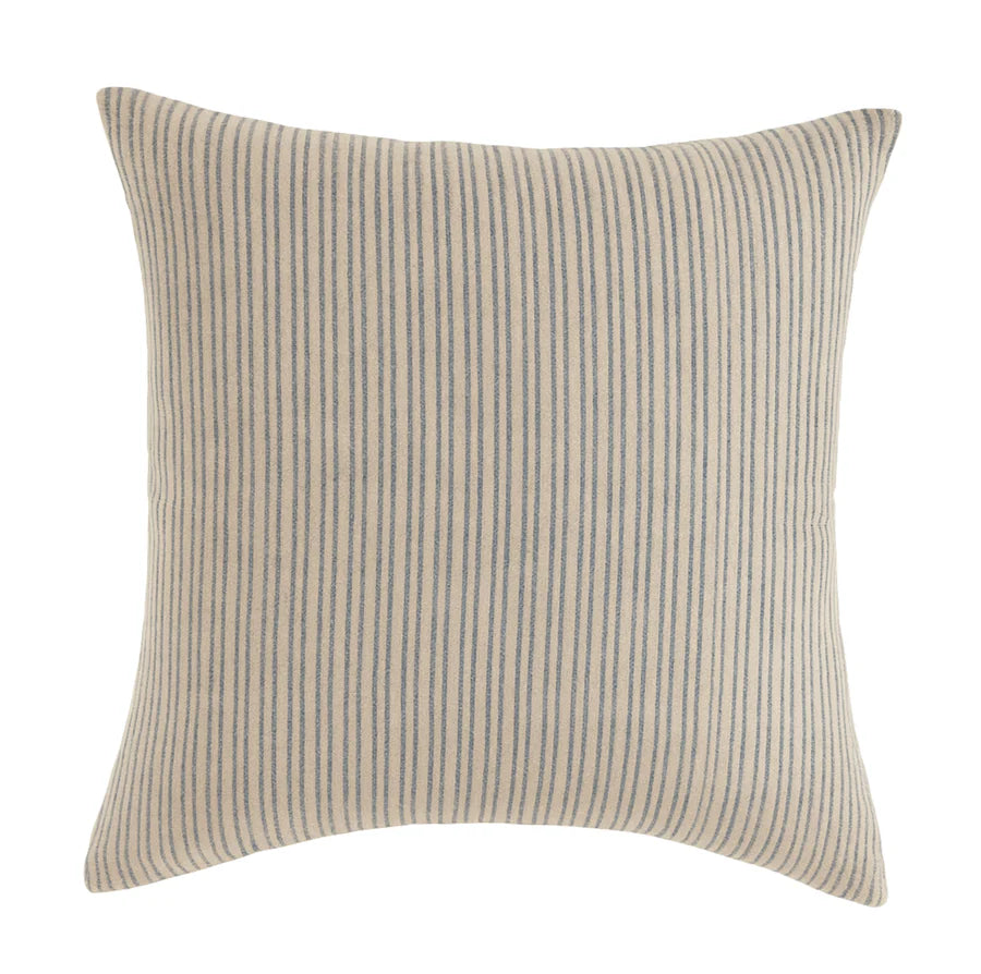 Wren Pillow - Blue Stripe - 24x24