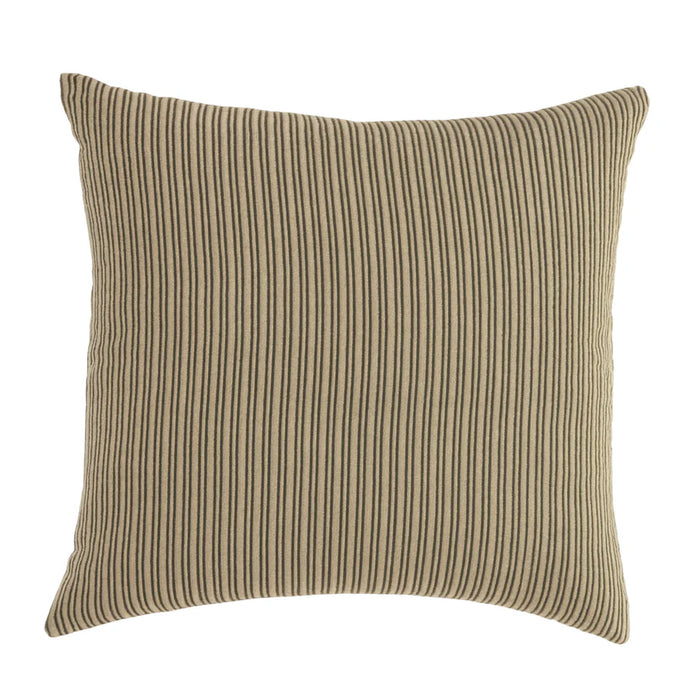Wren Pillow - Sage Stripe - 24x24