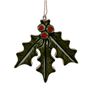 Holly Leaves/Berry Ornament