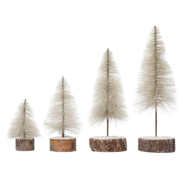 String Trees with Wood Slice Base