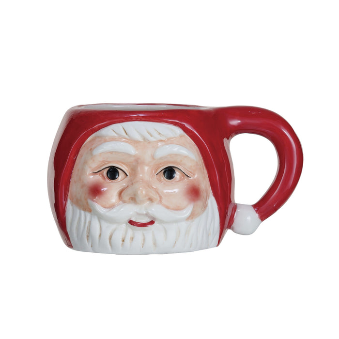 Vintage Reproduction Stoneware Santa Mug