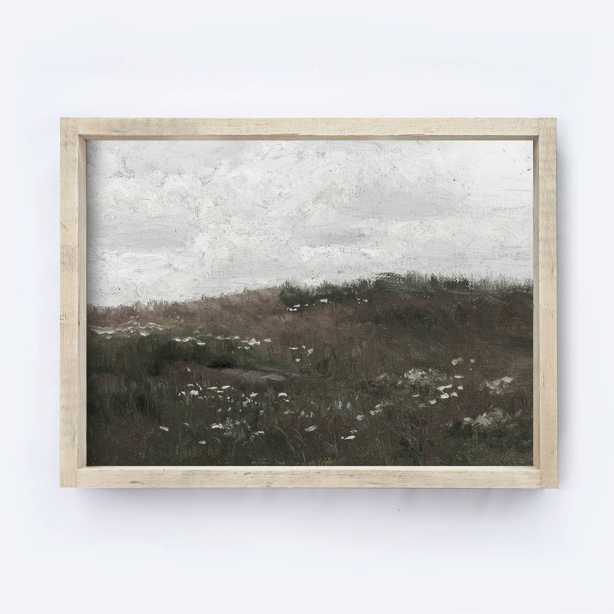 Vintage Landscape Wood Sign | Vintage Meadow