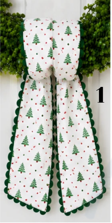 Merry & Bright Wreath Sash