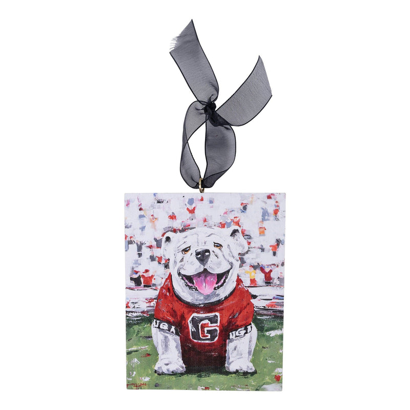 UGA Dawg Block Canvas