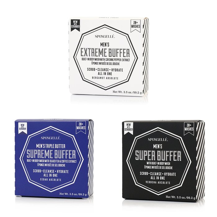 Men's Body Wash Infused Buffer