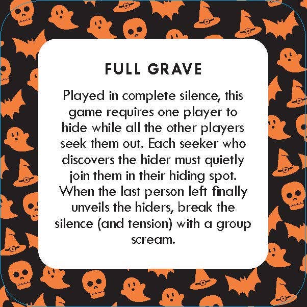 After Dinner Amusements: Ghoulish Games
