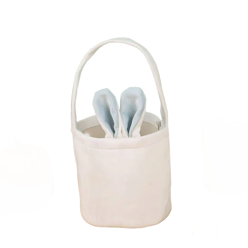 Bunny Ears Easter Basket w/Handle - Small