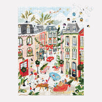 Merriest Village 1000 Piece Foil Puzzle