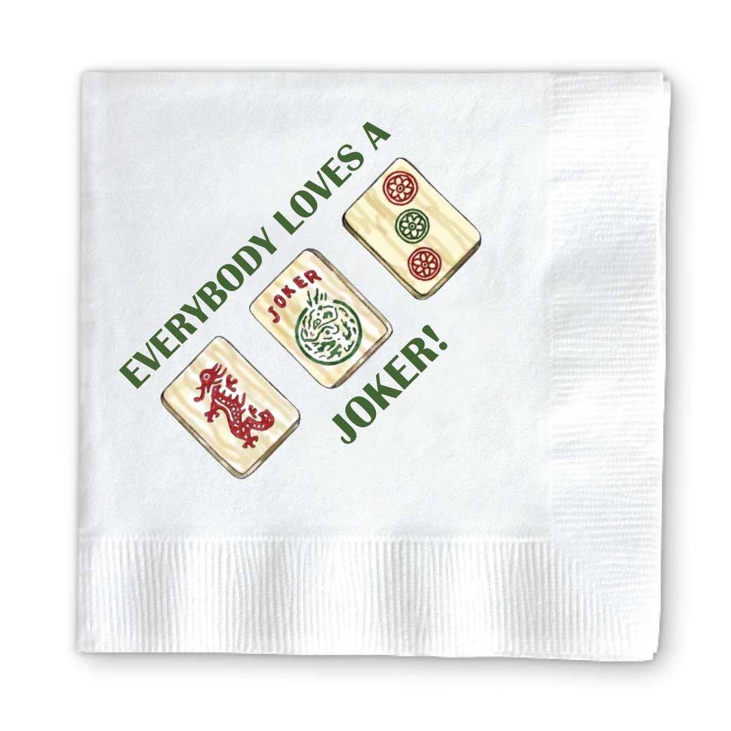 Mahjong Cocktail Napkins