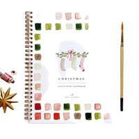 Christmas Watercolor Workbook