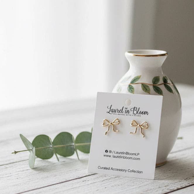 Prima Bow Earrings