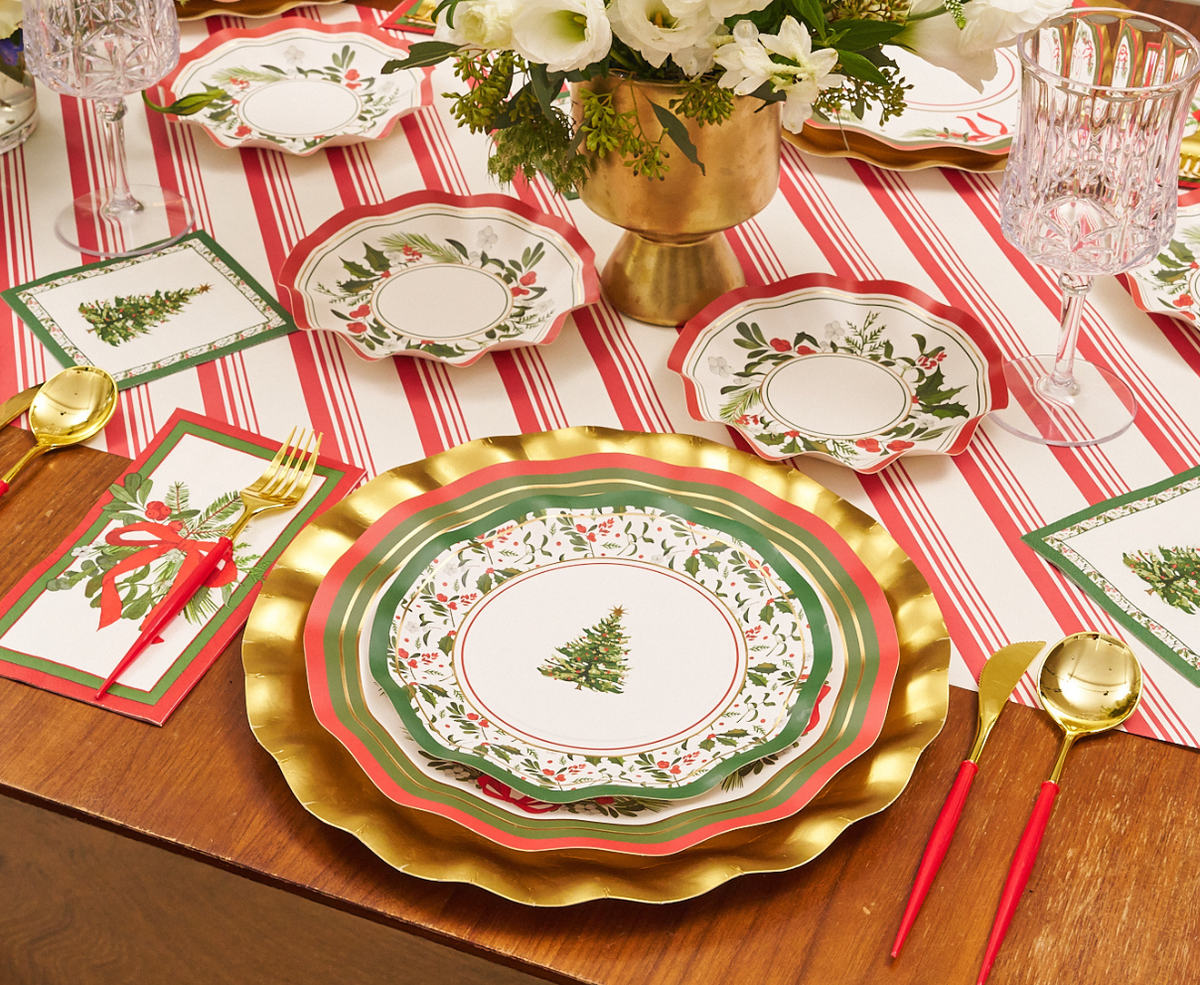 Home for the Holidays Salad Plates/8pk