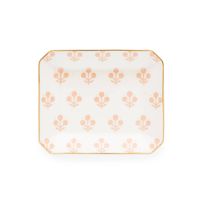 Small Trinket Tray, Rose Floral