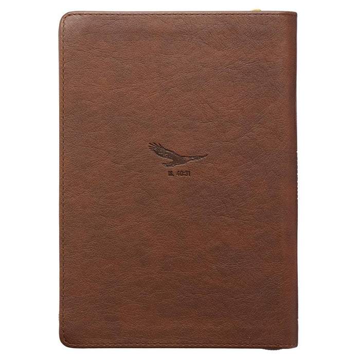 Journal Classic Zip Brown They Will Soar Isa. 40:31