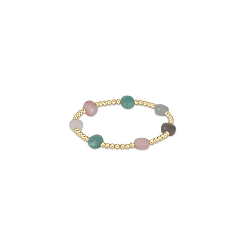 admire gold 3mm bead bracelet - hot mess