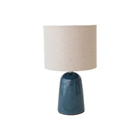 Ceramic Table Lamp w/ Linen Shade