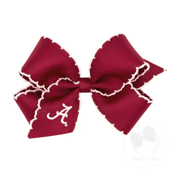 Moonstitch Embroidered Hair Bow - Medium