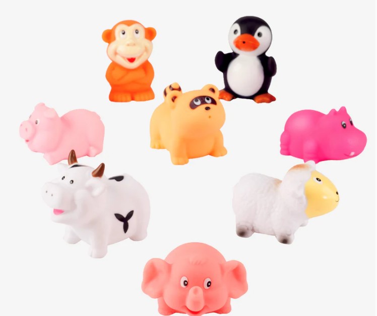 Animal Party Squirtie Bath Toys