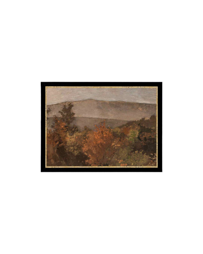 Autumn Tree Tops Framed Antique Art
