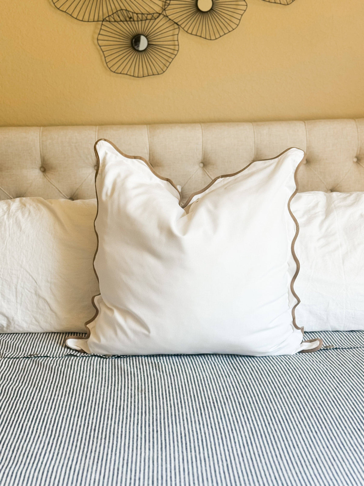Scallop Pillow Covers - 12" x 20"