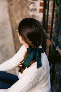 Tartan Christmas Plaid Hair Bow Barrette | Emily Bow